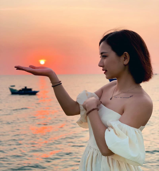 Ảnh chân dung lúc hoàng hôn