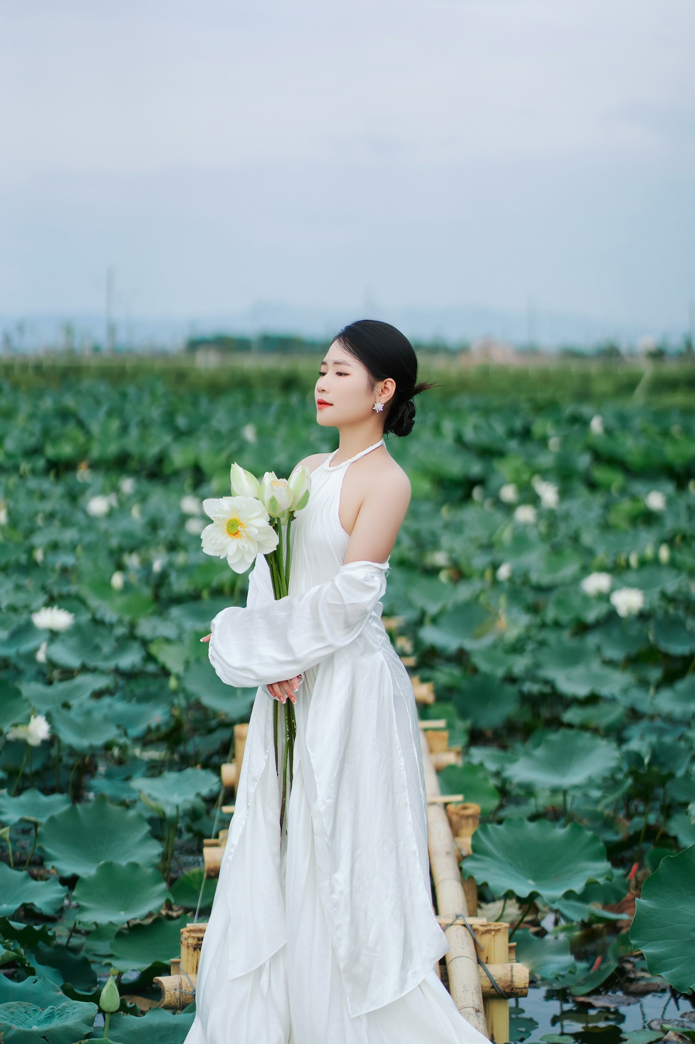 Ý tưởng chụp ảnh hoa sen đẹp nhất