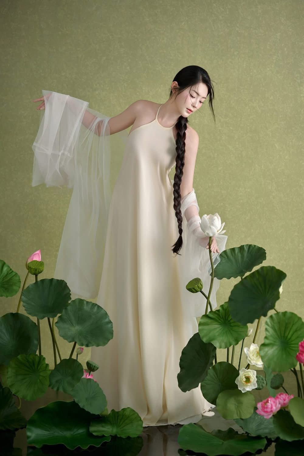 concept chụp sen đẹp