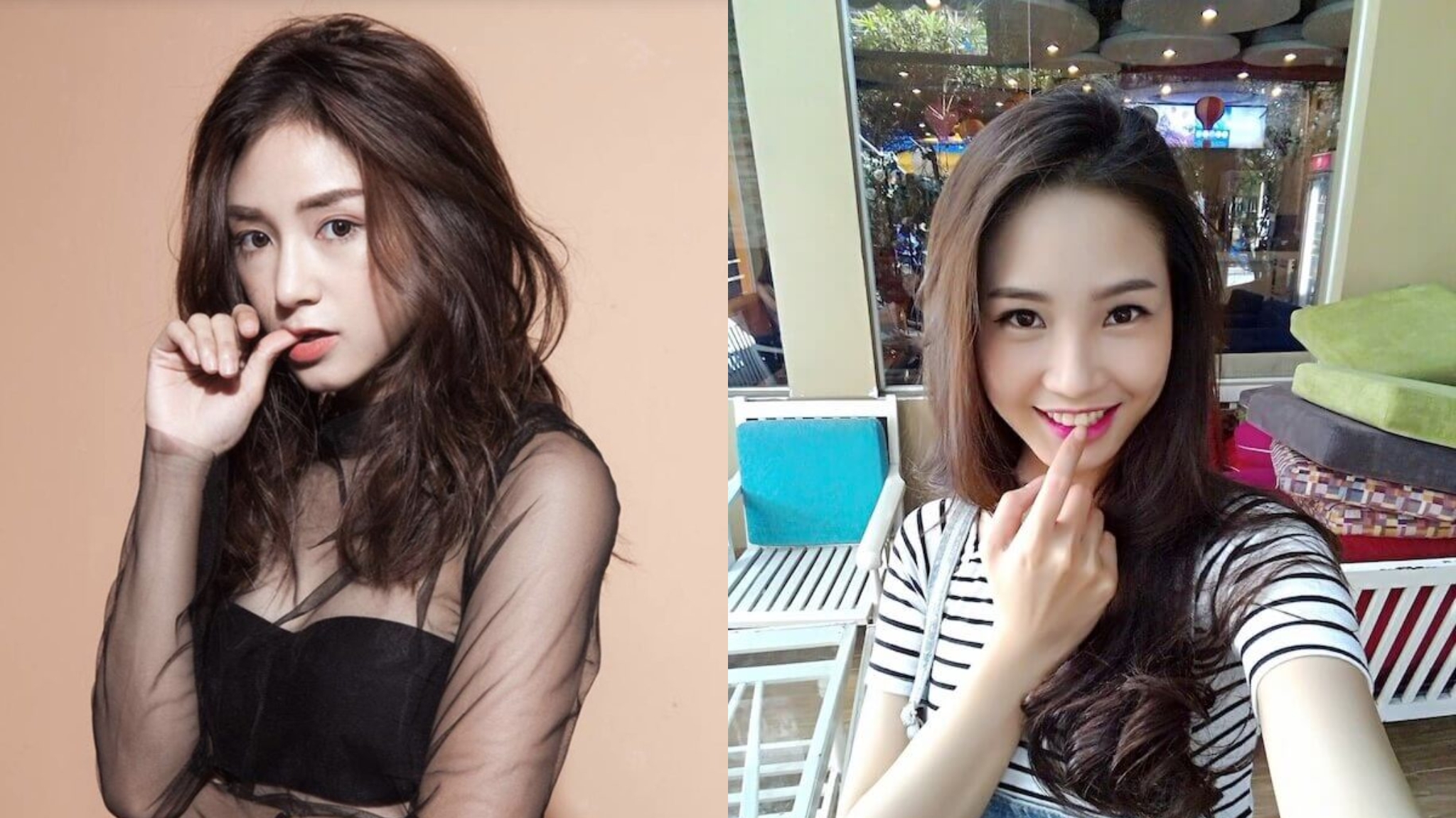 Chụp ảnh dễ thương với hành động nhẹ nhàng cắn đầu ngón tay