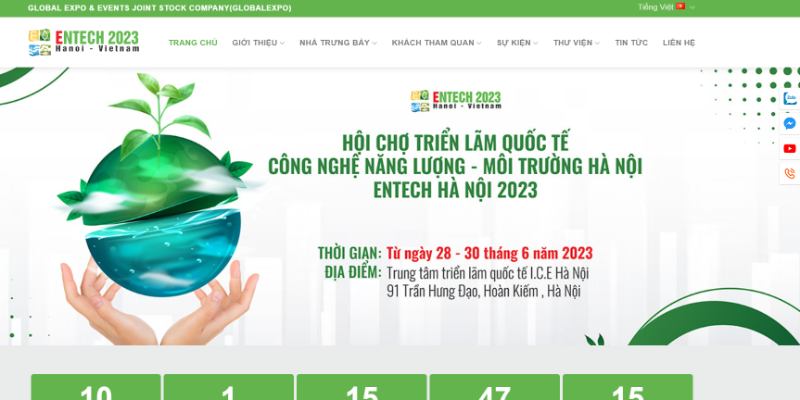 ENTECH Việt Nam - Hội chợ triển lãm và trưng bày năng lượng gió