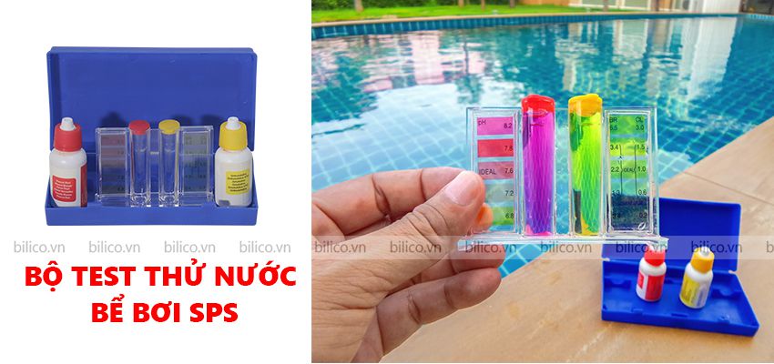 Bộ kit test thử nồng độ hóa chất bể bơi
