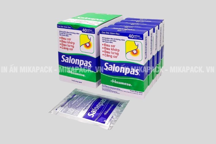 Mẫu in bao bì dược đơn giản