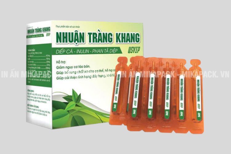 Mẫu in bao bì dược cao cấp