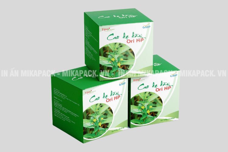 Hộp hình vuông thiết kế đẹp mắt