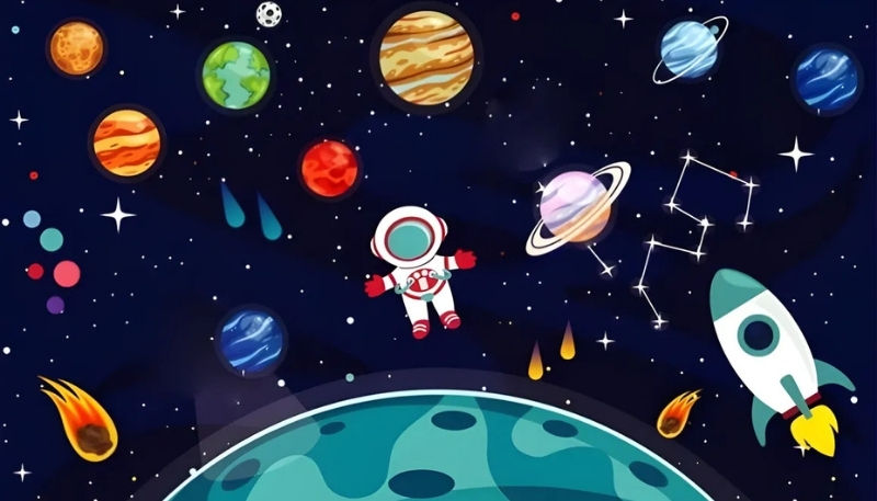 Hình nền phi hành gia tiktok cho máy tính