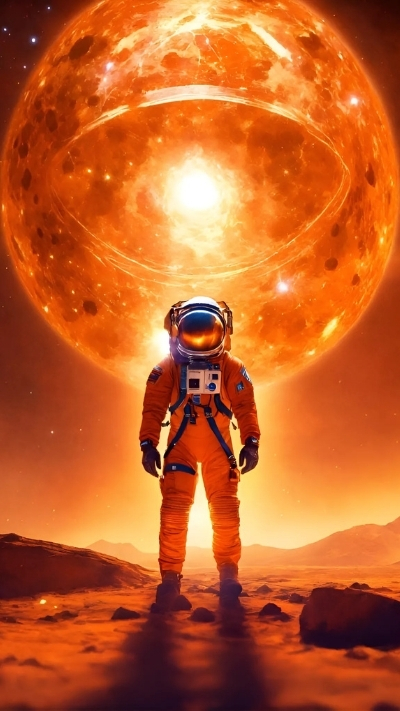 Hình nền phi hành gia cool ngầu cho điện thoại