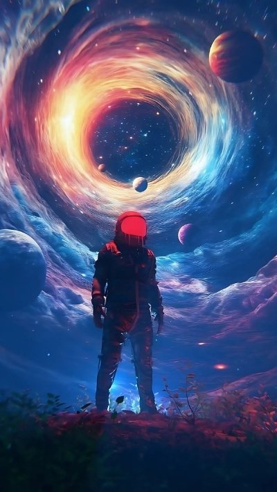 Hình nền phi hành gia đầy khí chất cho điện thoại