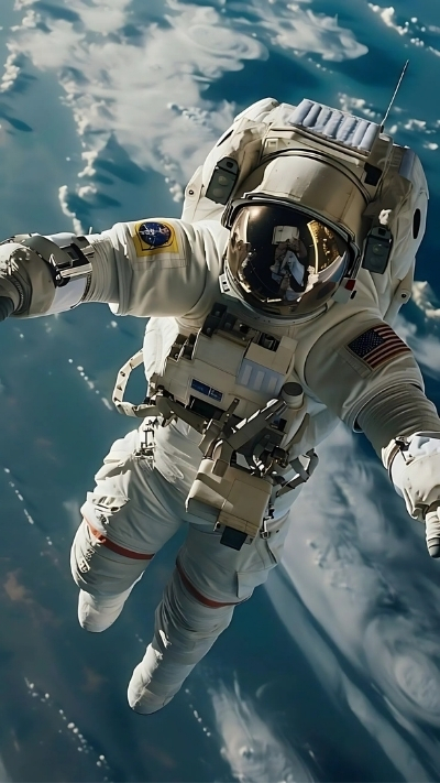 Hình nền phi hành gia mộng mơ cho điện thoại