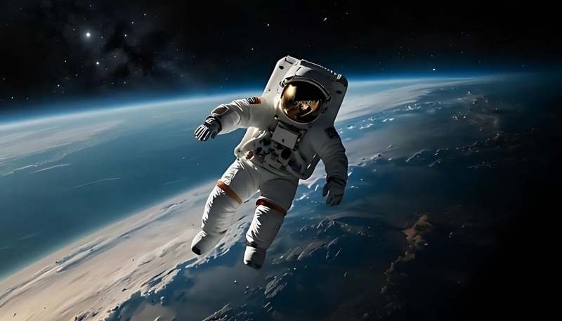 Hình nền phi hành gia chân thật cho máy tính