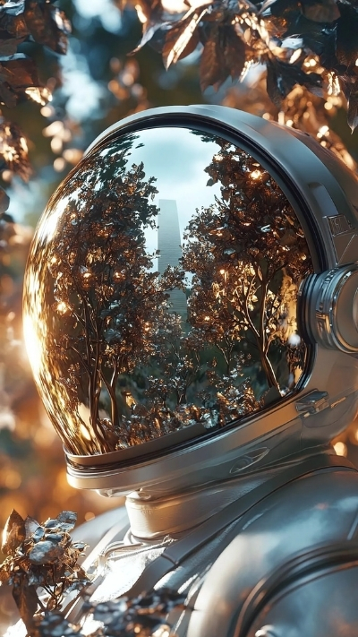 Hình nền phi hành gia tinh tế cho điện thoại