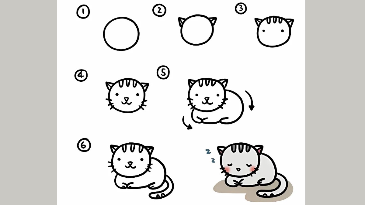 Cách vẽ con vật đơn giản đẹp