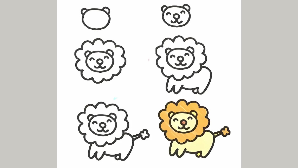 Cách vẽ con vật động vật hoang dã