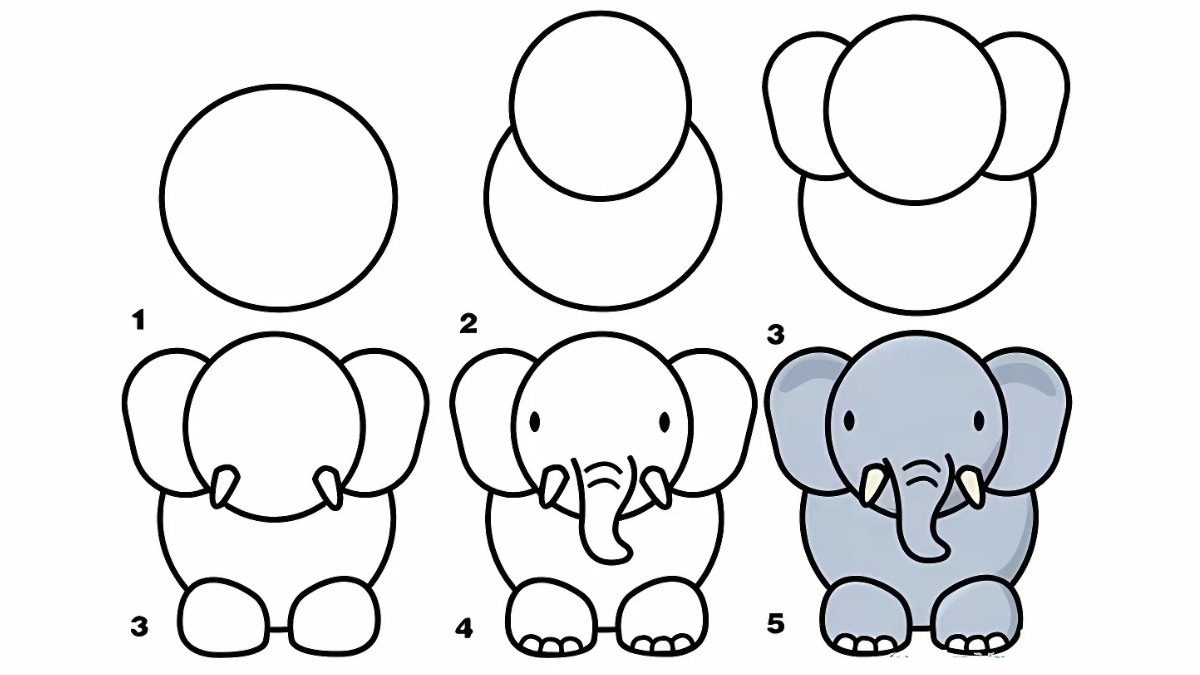 Cách vẽ con vật đơn giản nhất