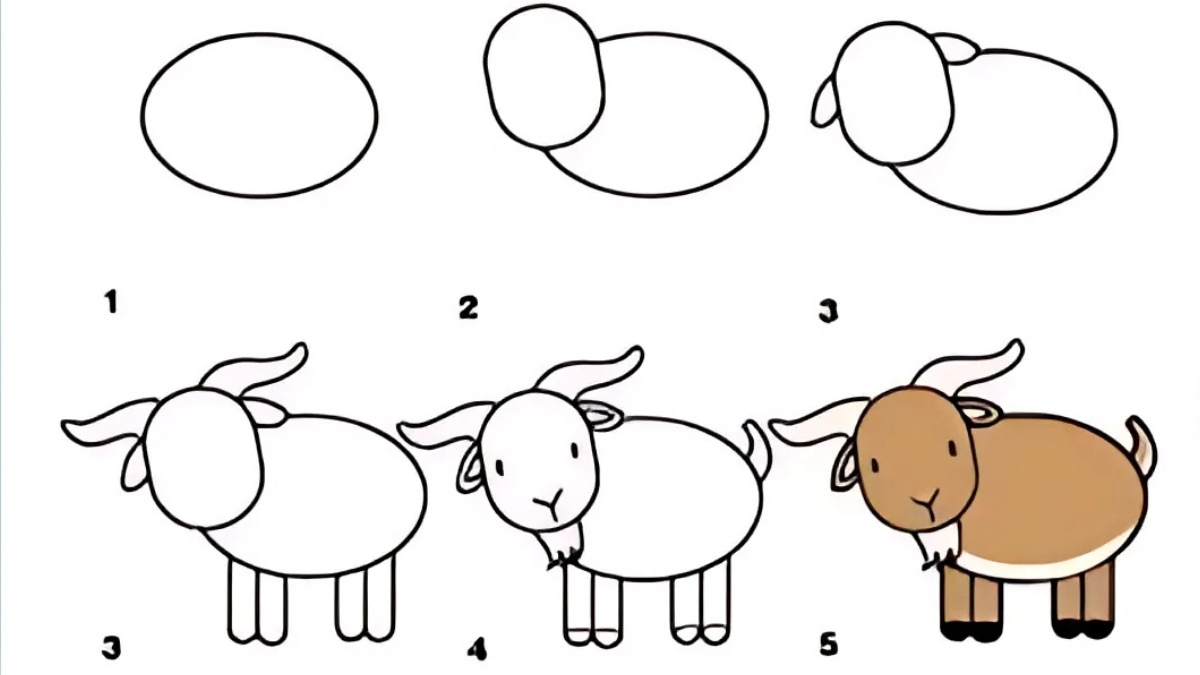 Hướng dẫn cách vẽ con vật nuôi trong nhà