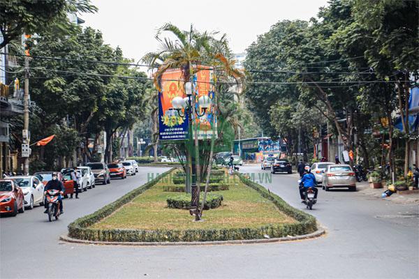 Dải phân cách cố định bó vỉa