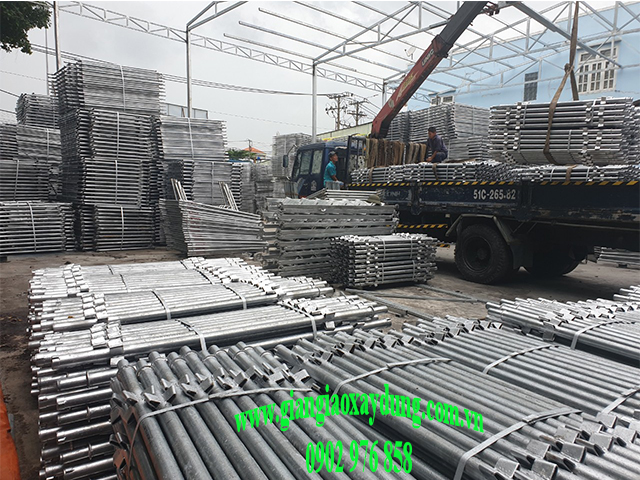 giàn giáo nêm mạ kẽm