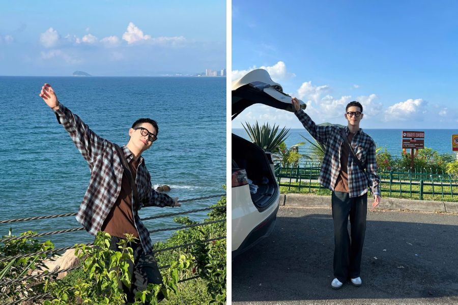 Cách tạo dáng chụp ảnh nam phong cảnh với ô tô