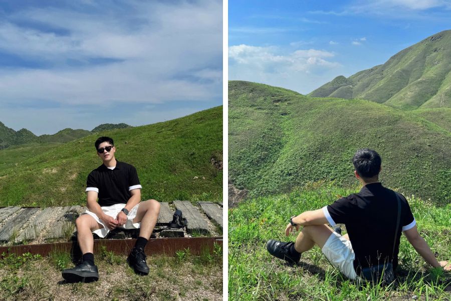 Cách tạo dáng khi ngồi để lấy được nhiều khung cảnh nền