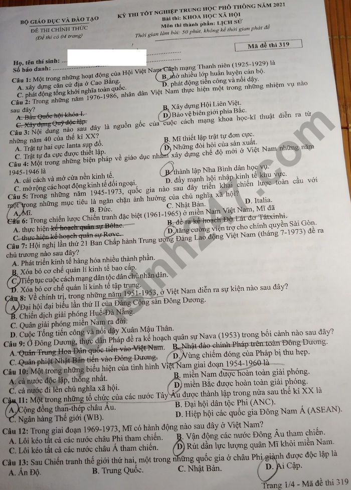 Ảnh: Tuyển sinh 247