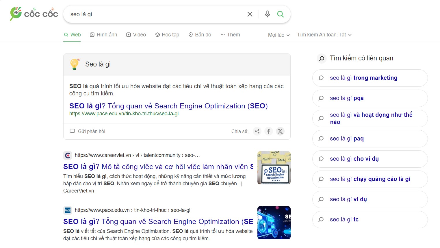 Cốc Cốc là công cụ tìm kiếm dành cho người Việt