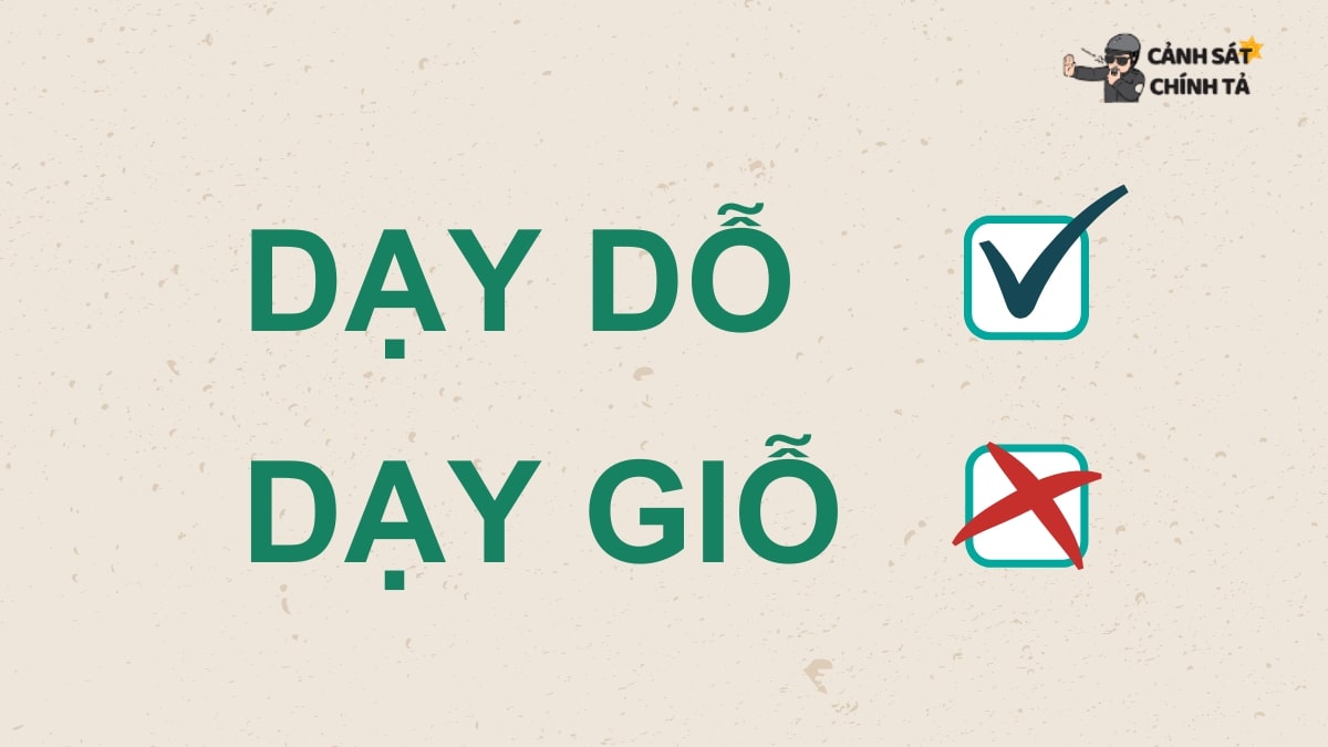 Dạy dỗ hay dạy giỗ từ nào đúng chính tả?