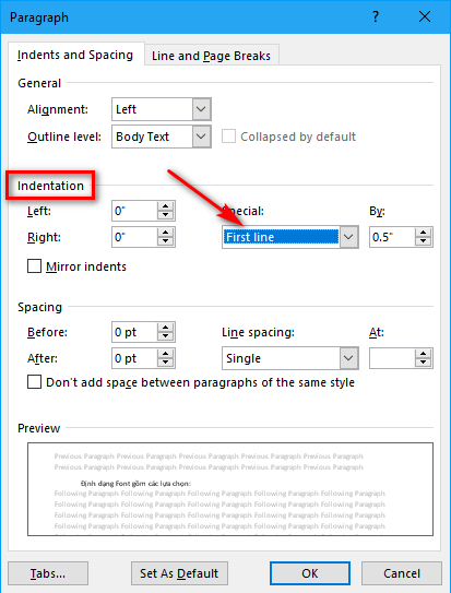 huong dan dinh dang doan van ban trong word 4
