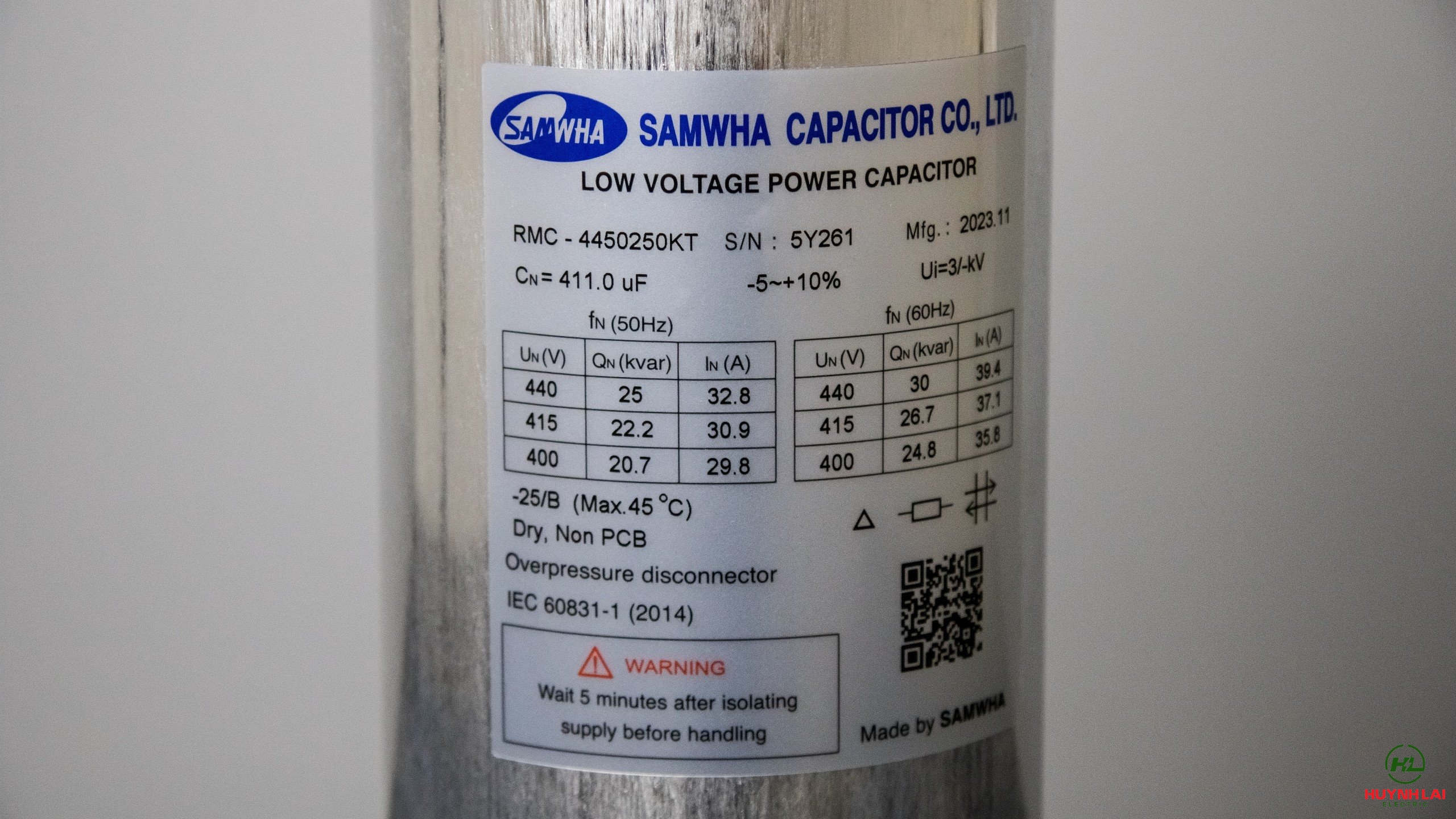 Giá trị điện dung trong tụ điện