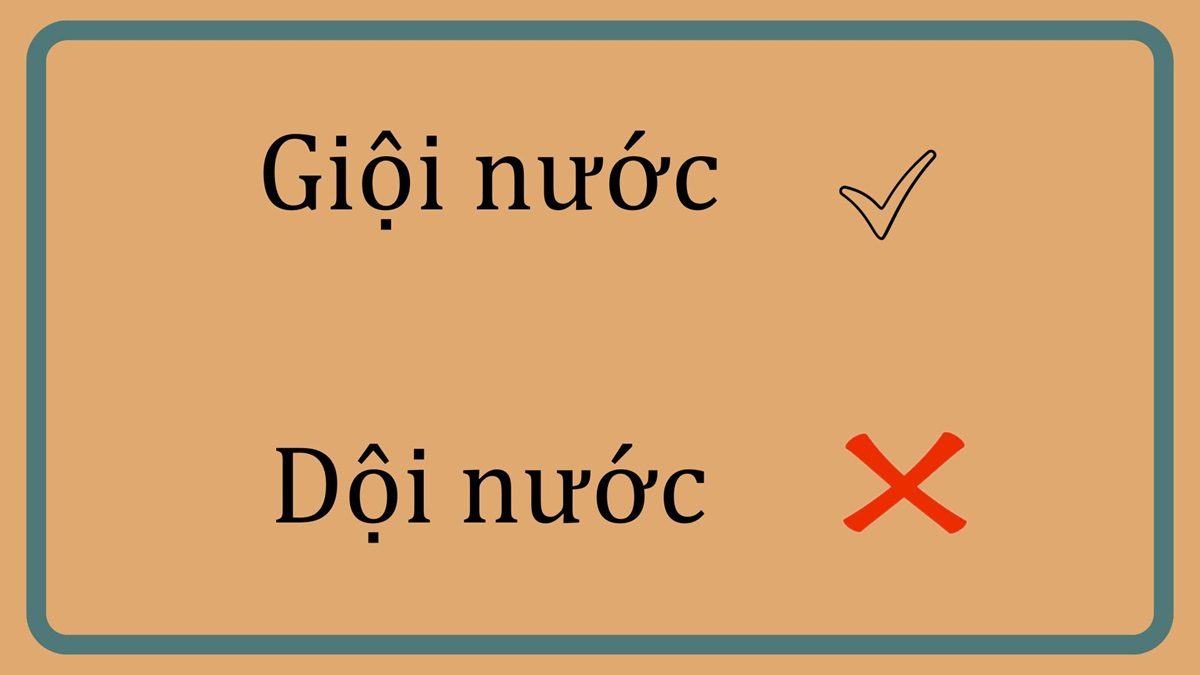 Dội nước hay giội nước là đúng chính tả?
