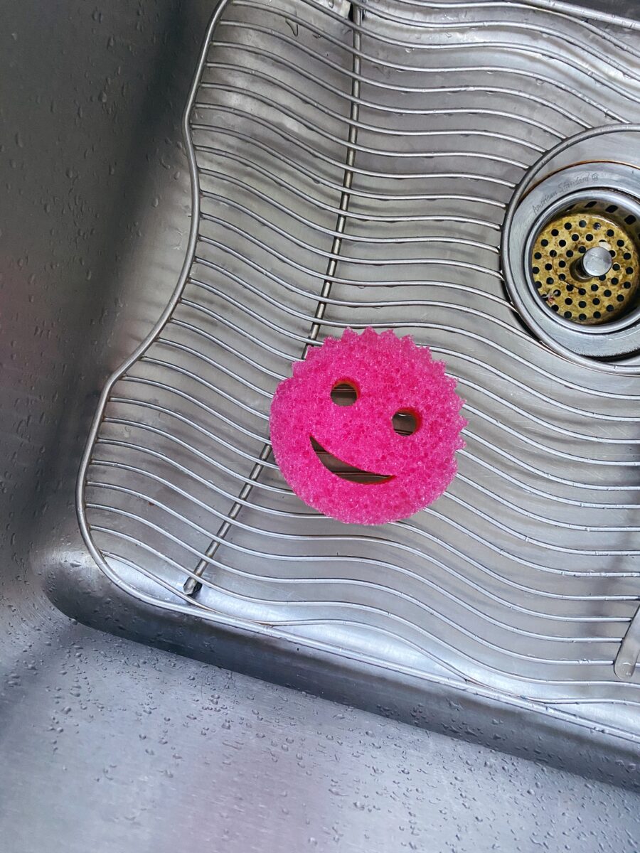 smiling scrubber