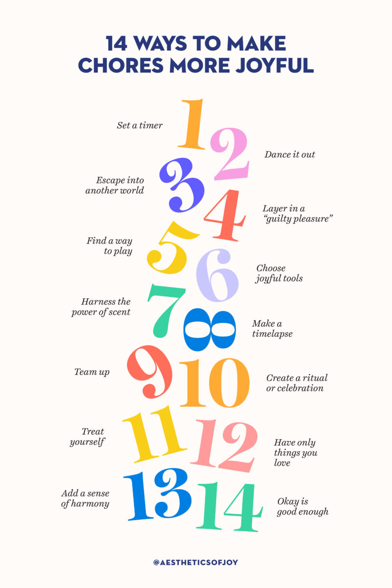 14 ways to make chores more joyful