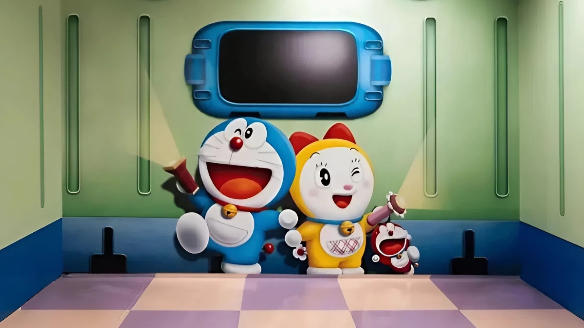 Hình nền Doraemon cute và Dorami trong thế giới hoạt hình