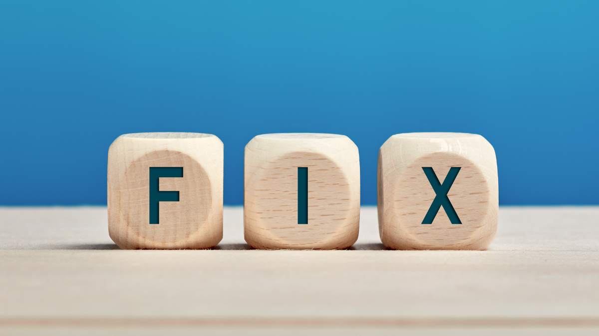 Các từ đồng nghĩa với fix là gì