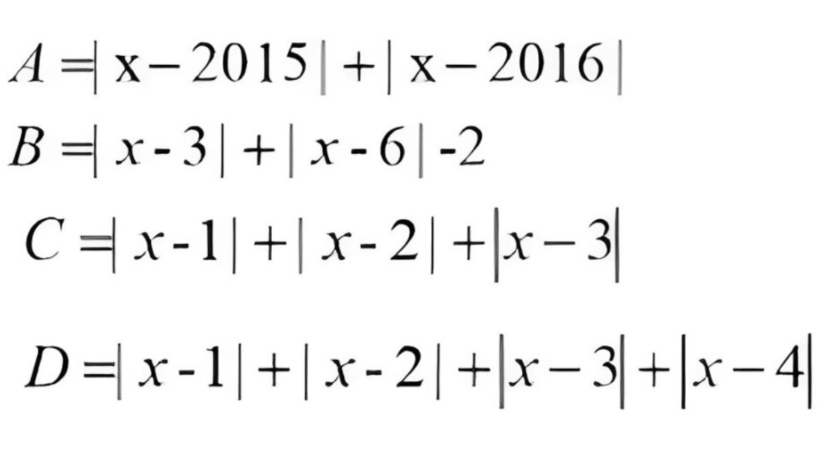 Dạng tìm giá trị lớn nhất, nhỏ nhất của biểu thức