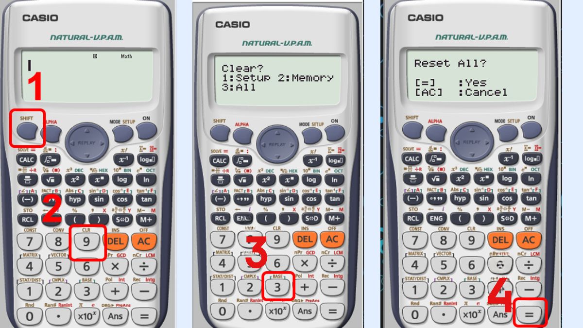 Cách tính giá trị tuyệt đối nhanh bằng máy tính cầm tay