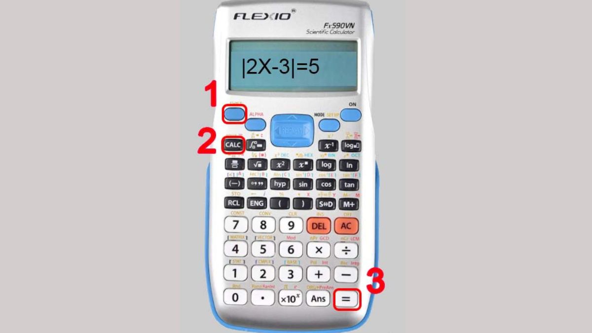Cách tính giá trị tuyệt đối nhanh bằng máy tính cầm tay