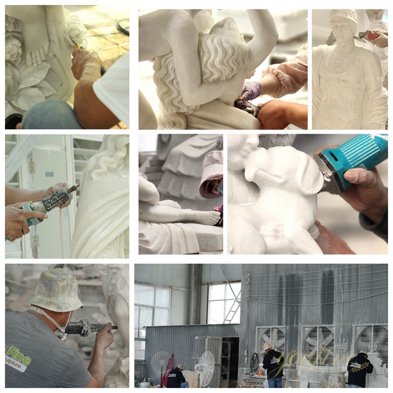 youfine tác phẩm điêu khắc bằng đá cẩm thạch để bán