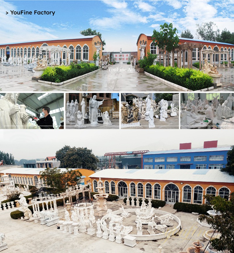 youfine tác phẩm điêu khắc bằng đá cẩm thạch để bán