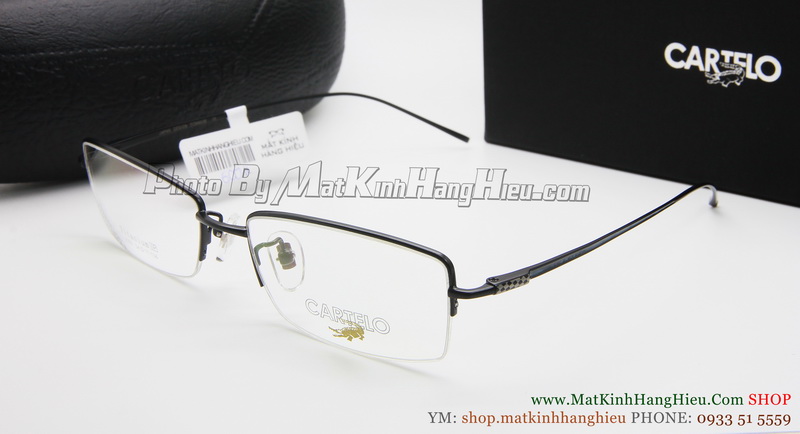 gọng kính cận titanium Cartelo 2350