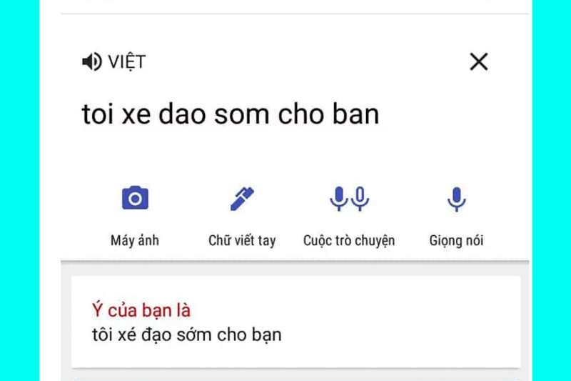 Lỗi Google dịch khi dịch từ tiếng Việt sang tiếng Anh