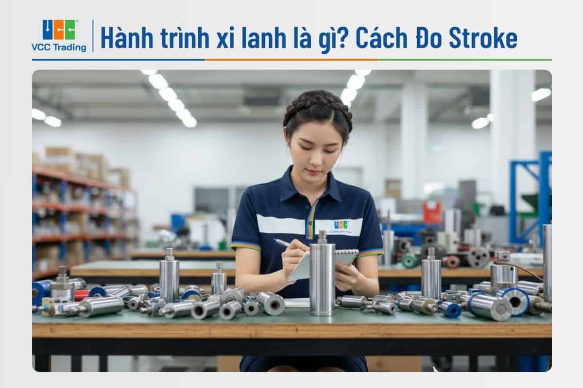 Hành Trình Xi Lanh (Stroke) là gì? Hướng Dẫn Toàn Diện Cách Chọn & Đo Lường