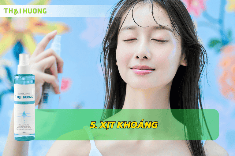 Xịt khoáng giúp cấp ẩm tức thì cho da