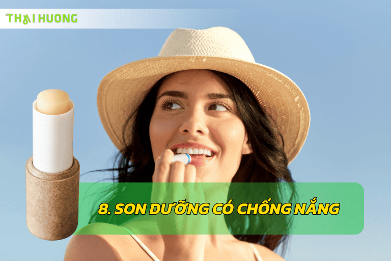 Son dưỡng chống nắng giúp hạn chế thâm môi trong mùa hè