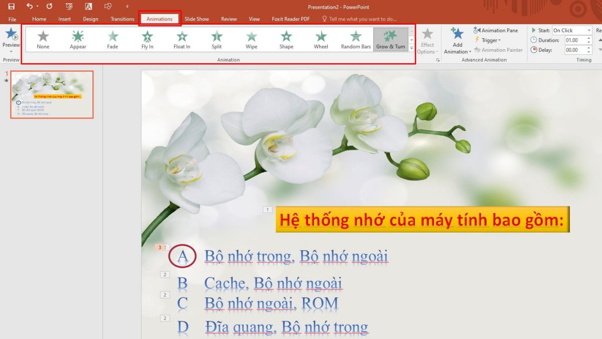 Cách làm trò chơi trả lời câu hỏi trắc nghiệm trên Powerpoint có thể tạo động lực học cho học sinh
