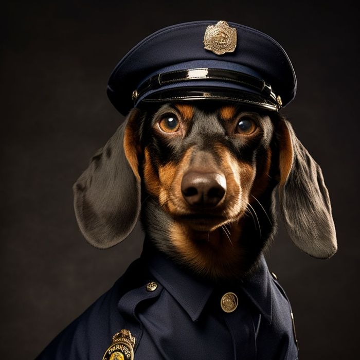 Ảnh chú chó cảnh sát