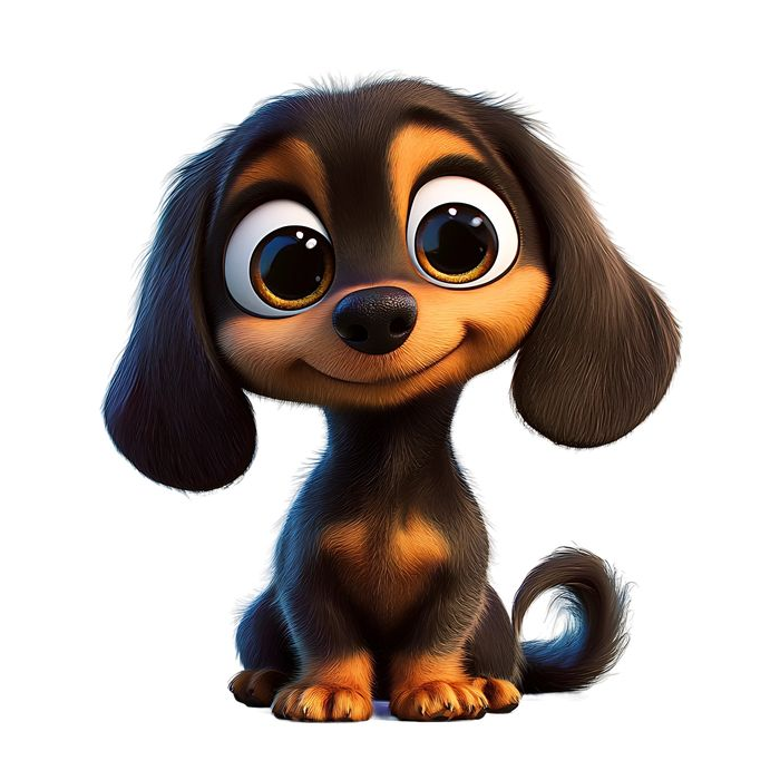Hình ảnh con chó hoạt hình