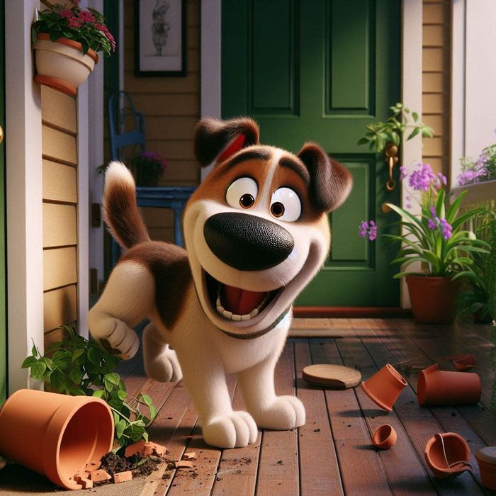 Hình ảnh con chó hoạt hình