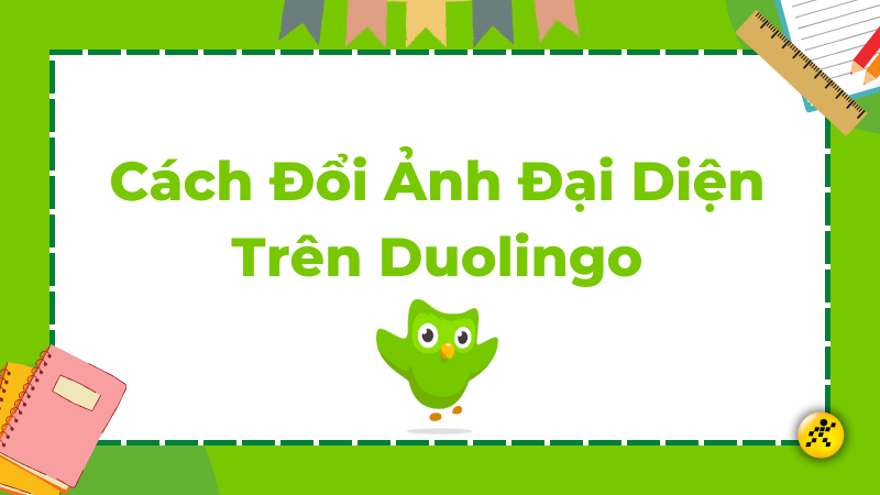Cách đổi ảnh đại diện Duolingo trên điện thoại, máy tính chi tiết