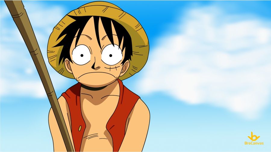 Hình ảnh Luffy Câu Cá