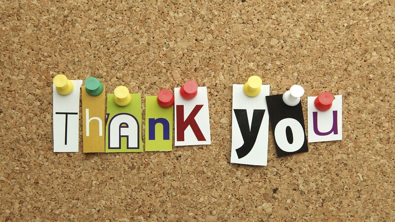 Hình nền Powerpoint cảm ơn cute